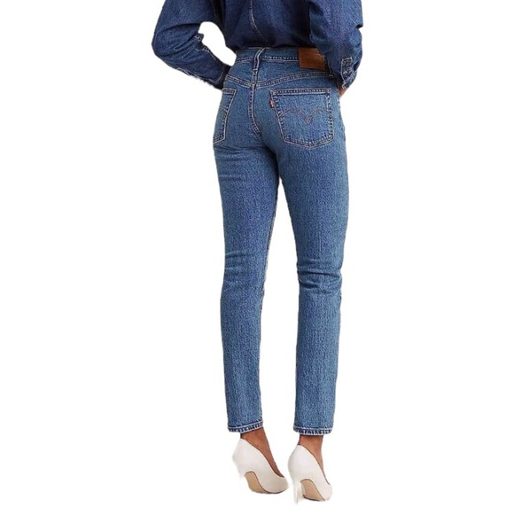 Levi’s Premium 501 25x28 Medium/Dark Wash Skinny Jeans - Picture 2 of 16